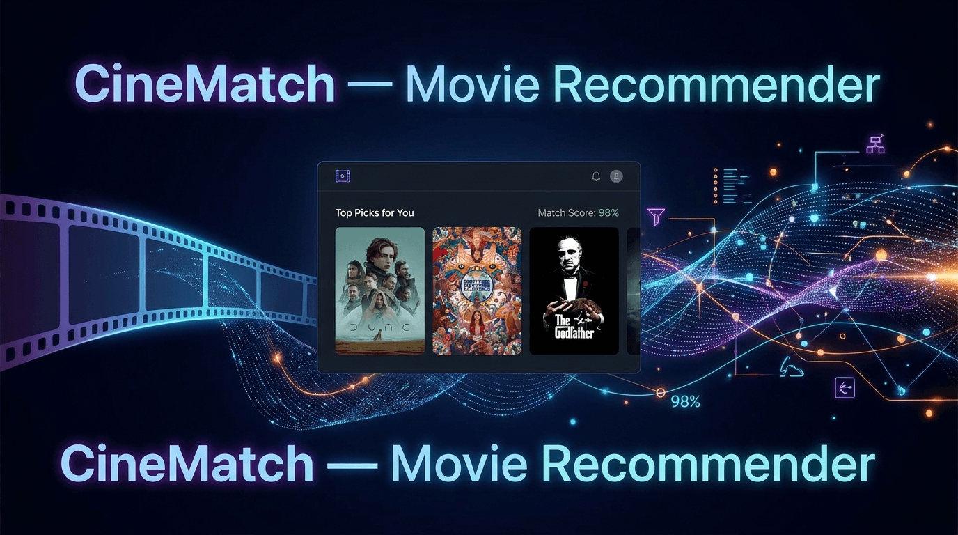 CineMatch · Movie Recommender