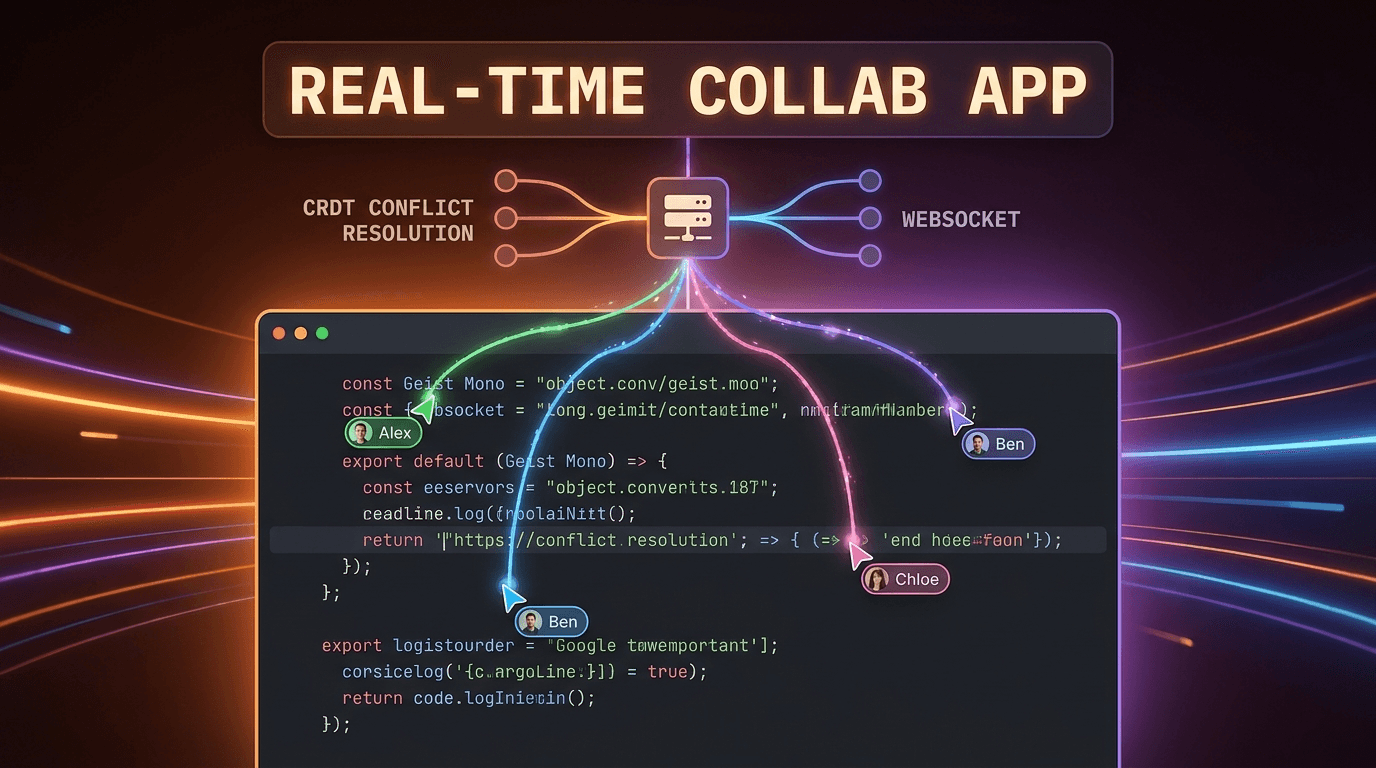 Real-time Collab App, cover artwork